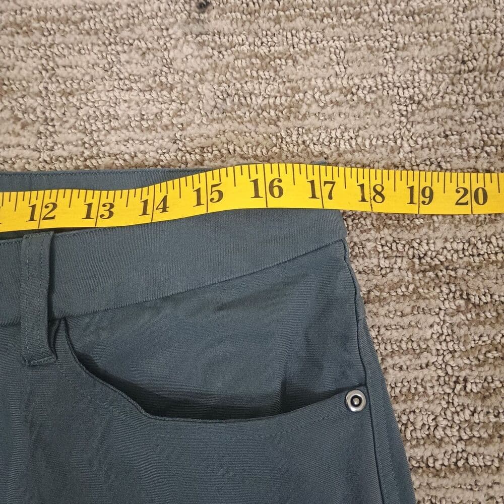 Lululemon ABC Slim Fit Pants Mens 34x28 Gray Performance Golf Warpstreme LM5AQ9S - Thumbnail 12
