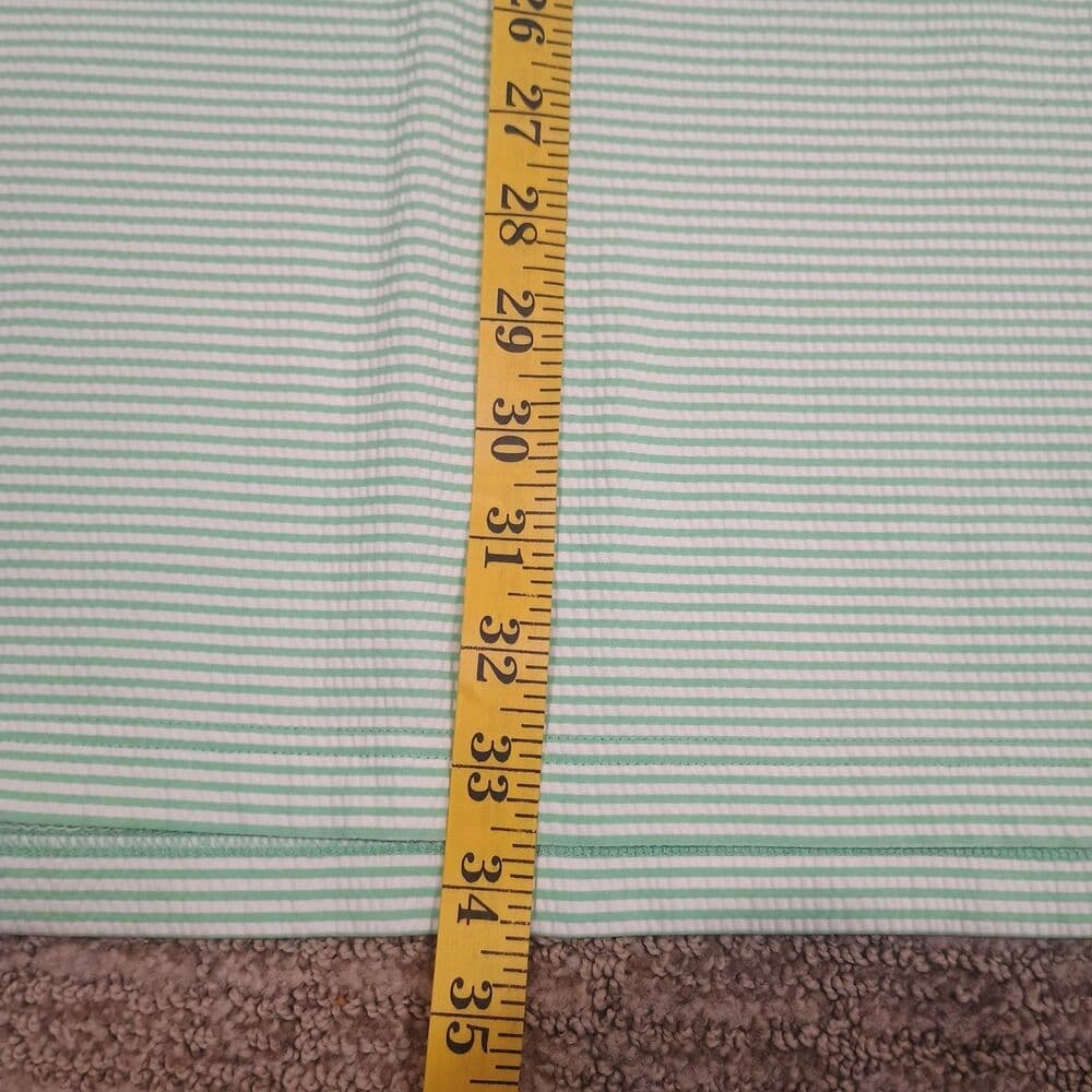 Donald Ross Sportswear Polo Men's XXL Green Striped Dallas National - Thumbnail 6