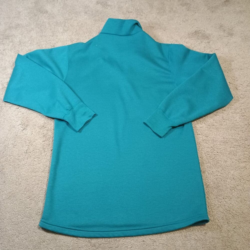 Vintage REI Quarter Zip Lightweight Blue Pullover Shirt‎ Mens Medium Made in USA - Thumbnail 2