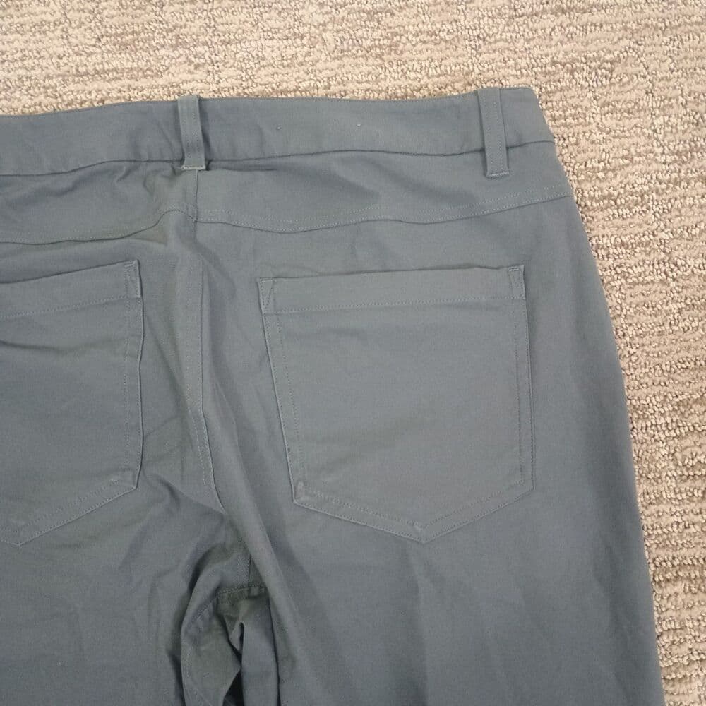 Lululemon ABC Slim Fit Pants Mens 34x28 Gray Performance Golf Warpstreme LM5AQ9S - Thumbnail 7