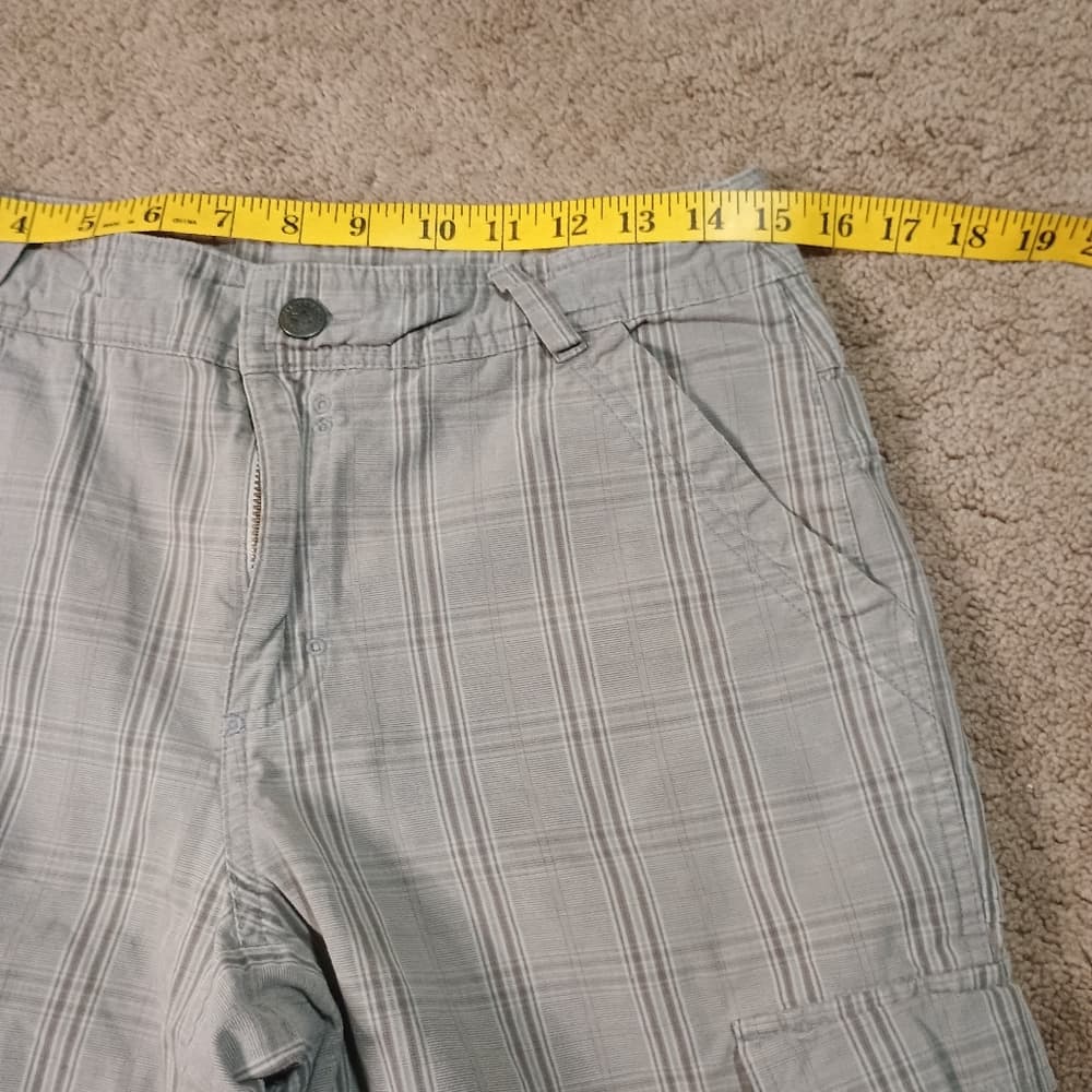Patagonia Shorts Mens Cargo Size 30, – Gray Plaid, Organic Cotton, 6 Pockets - Thumbnail 5