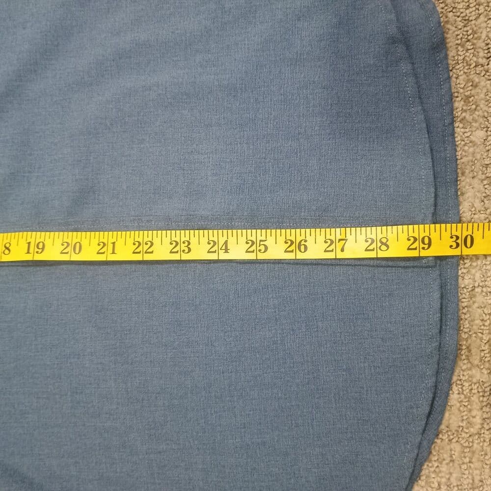 New Tom Baine Stretch Performance Shirt Mens 14 -141/2 Slim Fit Blue - Thumbnail 6