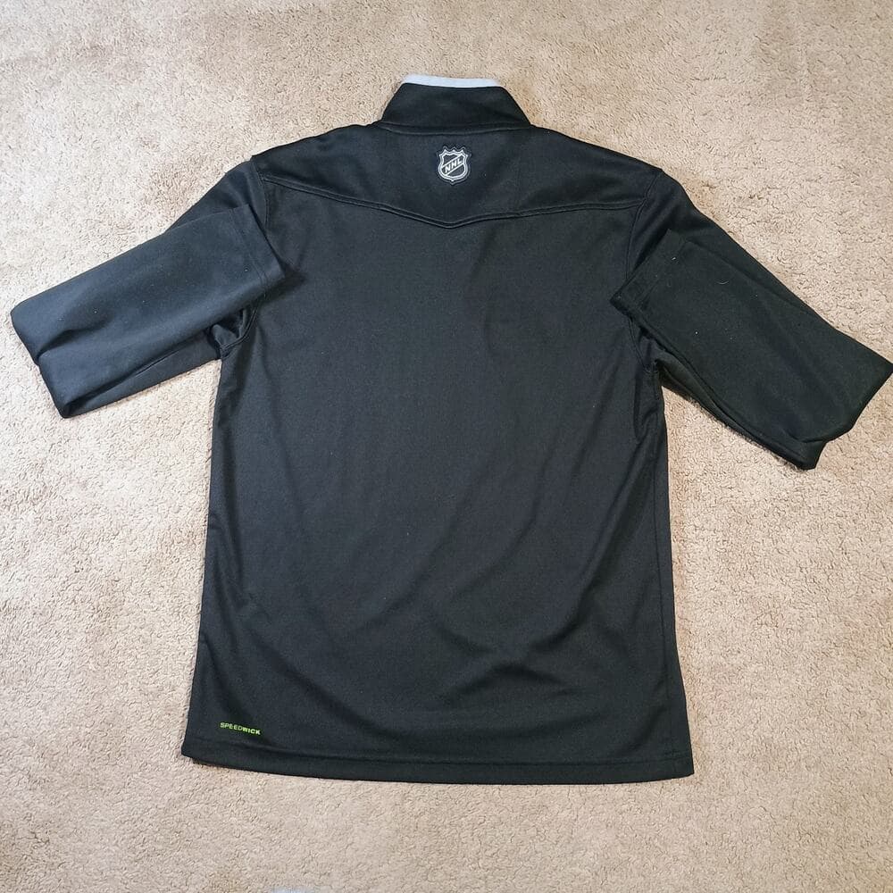San Jose Sharks Reebok Center Ice Collection Pullover Shirt Black Men's S - Thumbnail 9