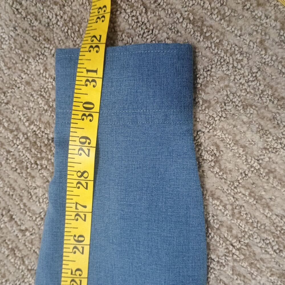 New Tom Baine Stretch Performance Shirt Mens 14 -141/2 Slim Fit Blue - Thumbnail 7