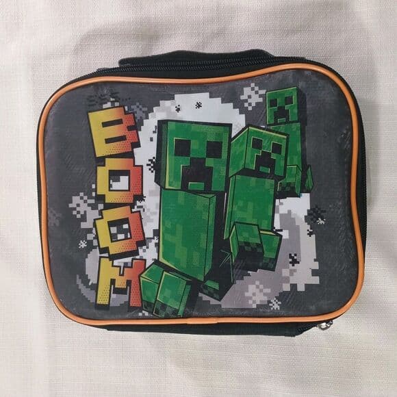 Minecraft Lunch Box Bag Soft Insulated Back to School - Thumbnail 4