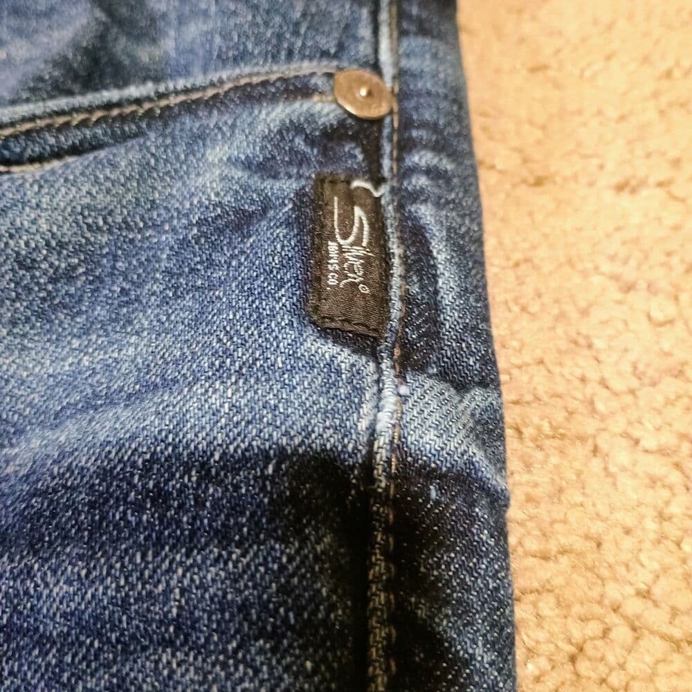 Silver Jeans Co Grayson Classic Fit Straight Leg Knit Flex Jeans 39X32 Tag 40X32 - Thumbnail 5