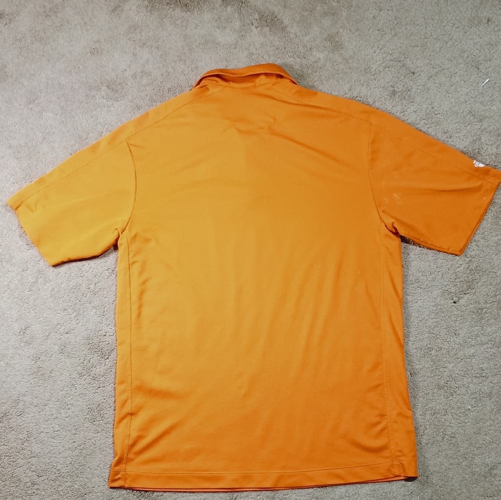 Nike Golf Polo Mens XL Carrot Orange with UV Tech Dri Fit - Thumbnail 4