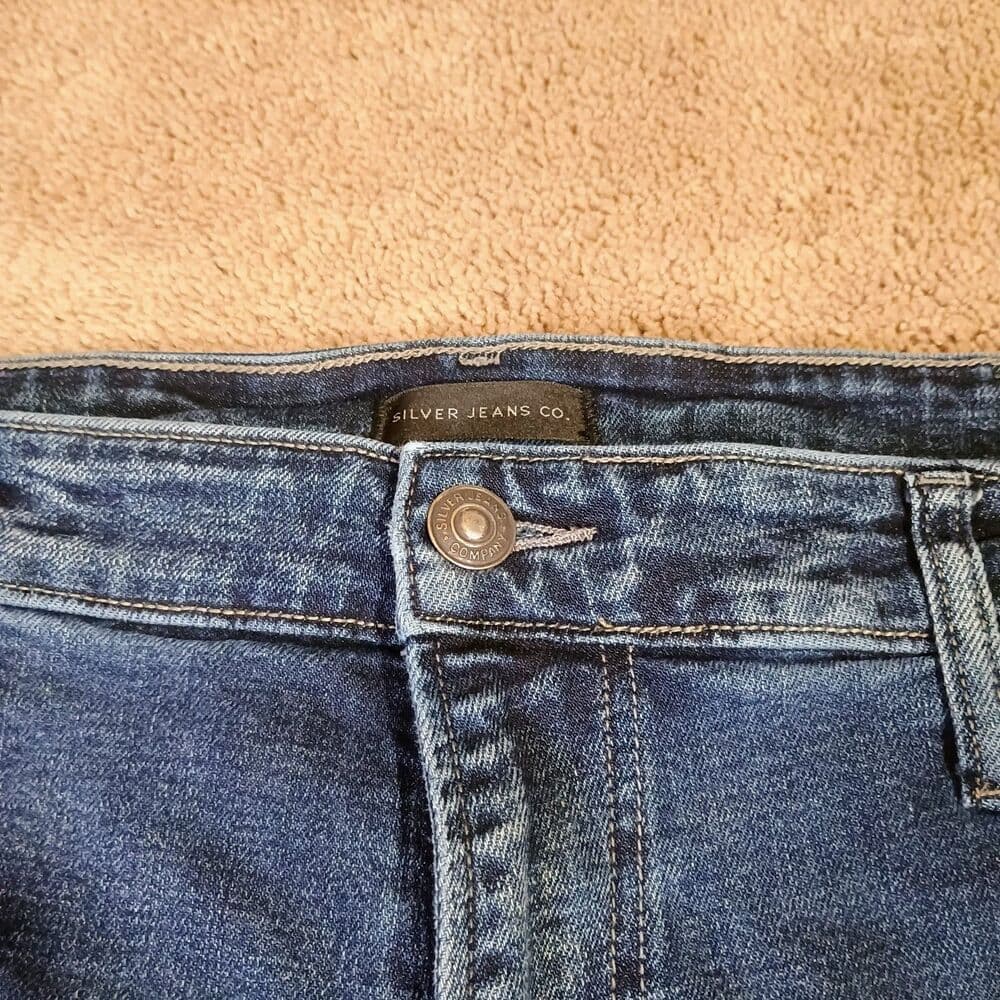 Silver Jeans Co Grayson Classic Fit Straight Leg Knit Flex Jeans 39X32 Tag 40X32 - Thumbnail 2