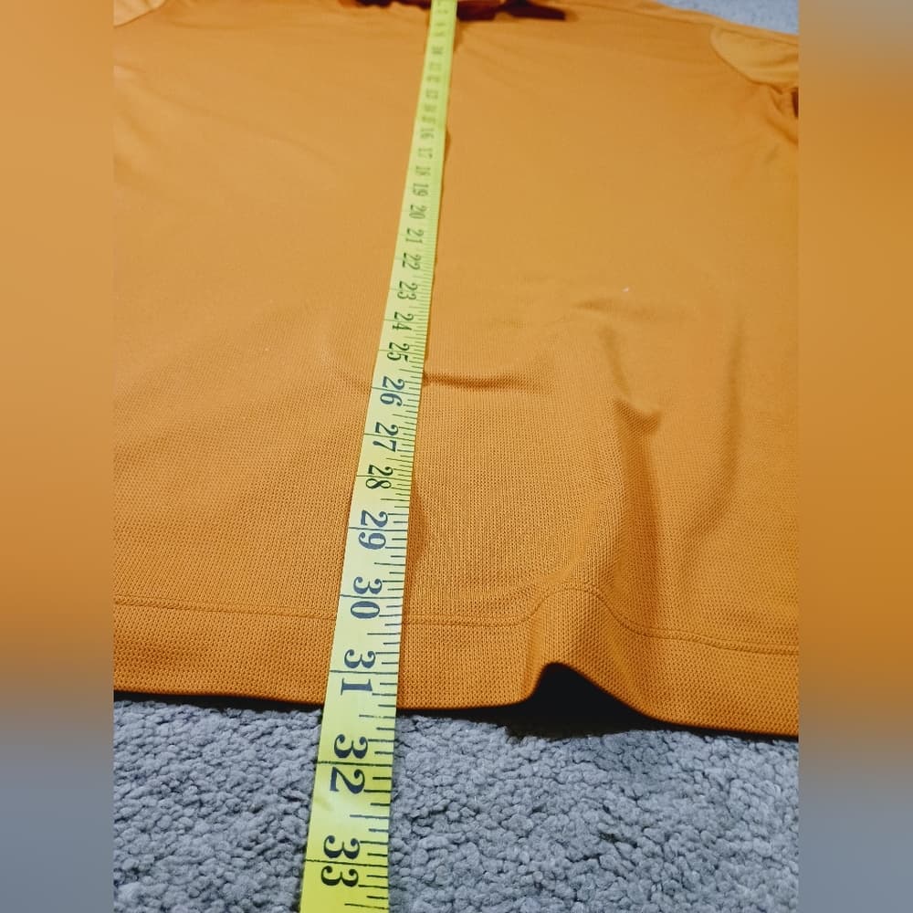 Nike Golf Polo Mens XL Carrot Orange with UV Tech Dri Fit - Thumbnail 6