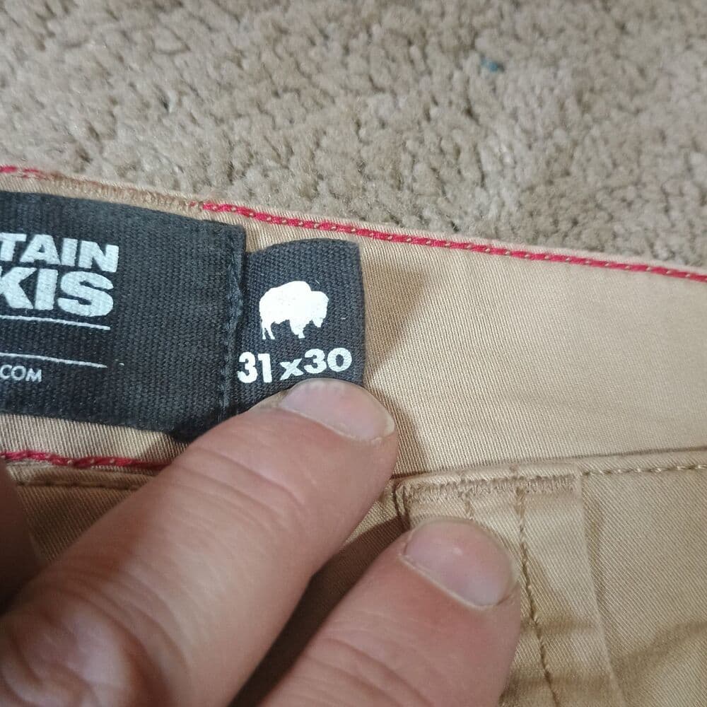 Mountain Khakis Pants Mens Fits 32X28 Larimer Modern Fit Gorpcore Outdoors Hike - Thumbnail 4