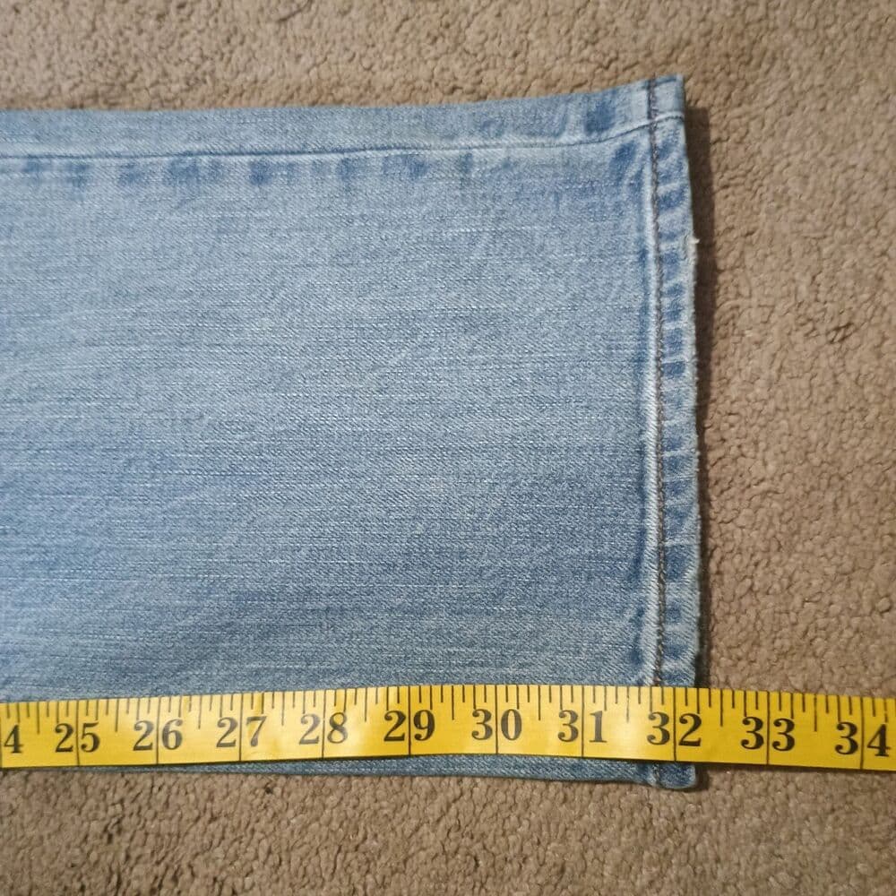 New Empyre Skeletor Jeans Mens 36 Blue Super Stretch Destress Ripped Denim - Thumbnail 14