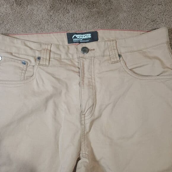 Mountain Khakis Pants Mens Fits 32X28 Larimer Modern Fit Gorpcore Outdoors Hike - Thumbnail 13