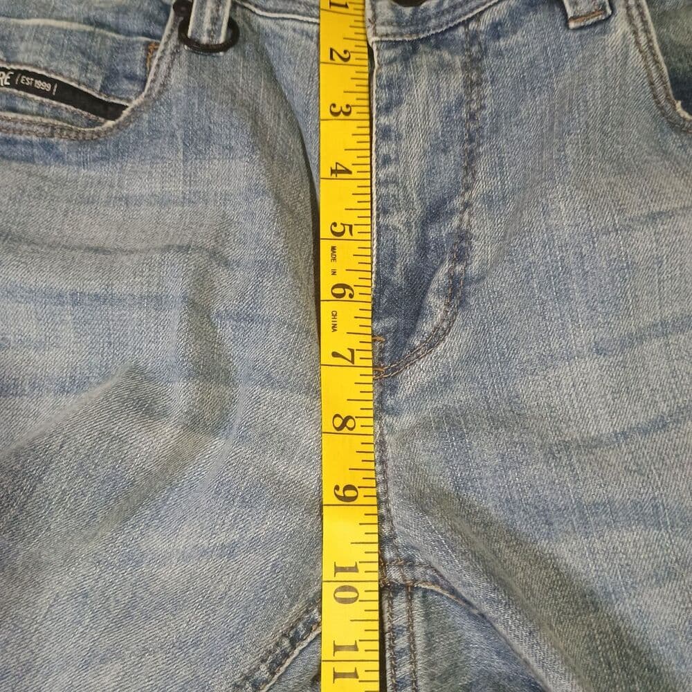 New Empyre Skeletor Jeans Mens 36 Blue Super Stretch Destress Ripped Denim - Thumbnail 13