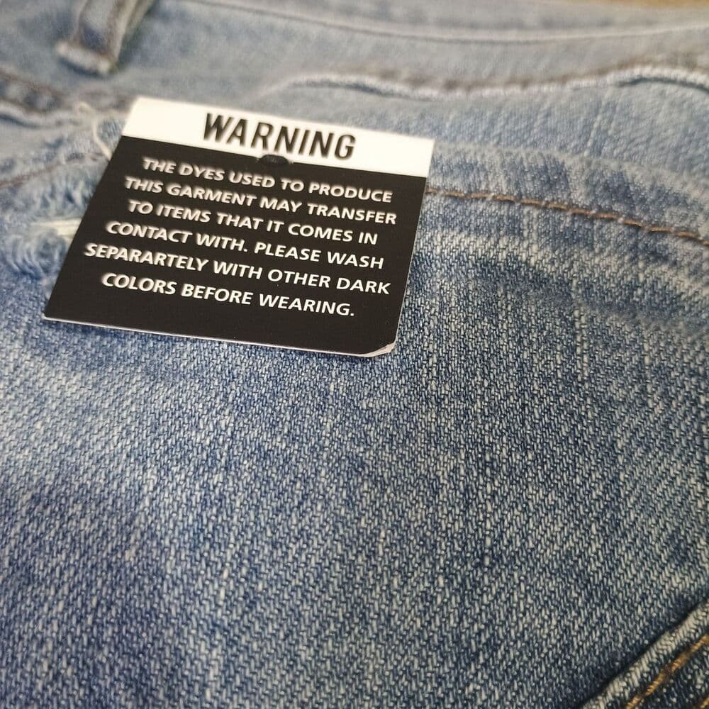 New Empyre Skeletor Jeans Mens 36 Blue Super Stretch Destress Ripped Denim - Thumbnail 8