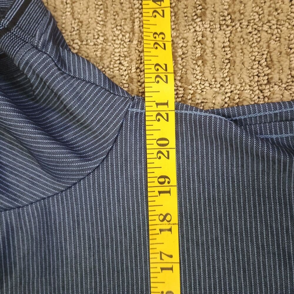 Tommy Bahama Festival Stripe Polo Shirt Mens Blue Large Short Sleeve Beach Golf - Thumbnail 7