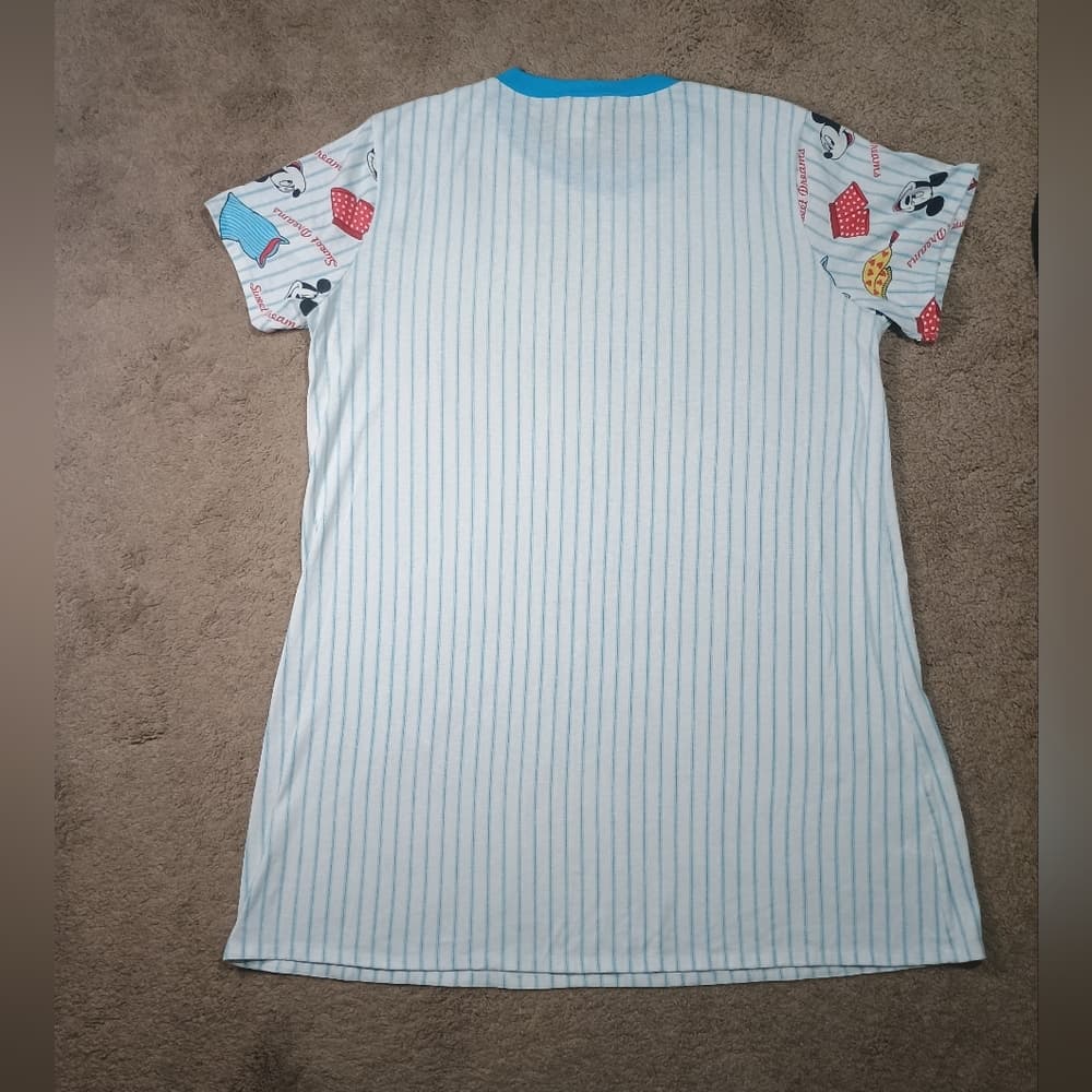 Vintage Disney Mickey Mouse striped nightgown sweet dreams unlimited - Thumbnail 9