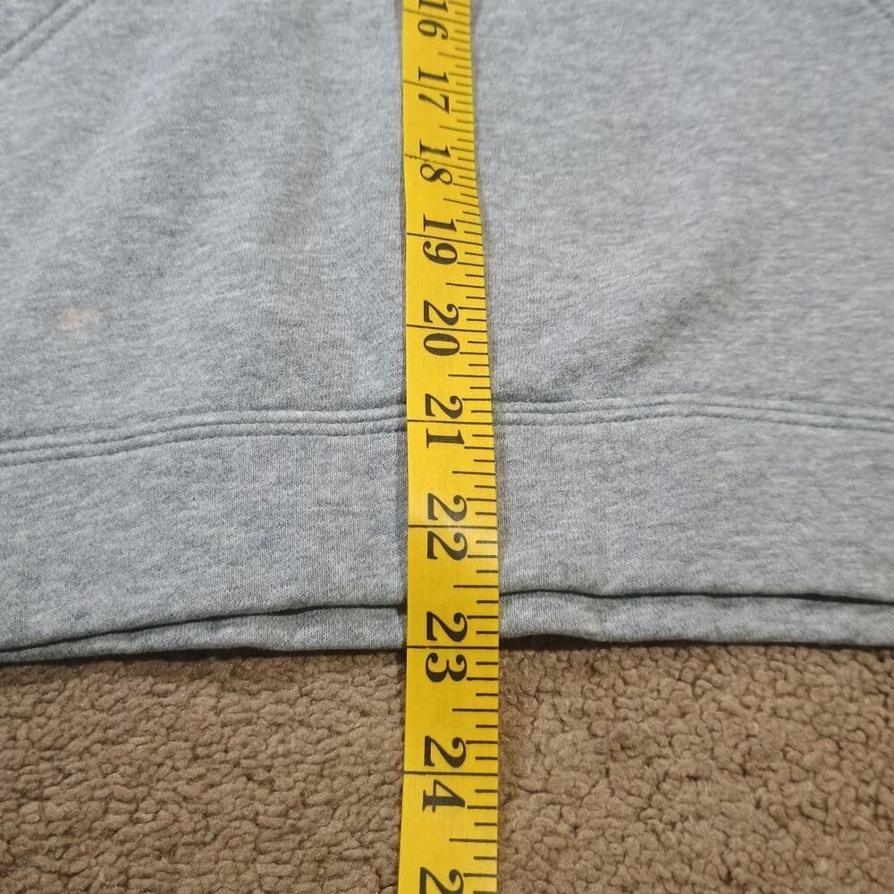 Nike Sportswear Club Large Logo Hoodie Gray Children's Medium Check Measurments - Thumbnail 6