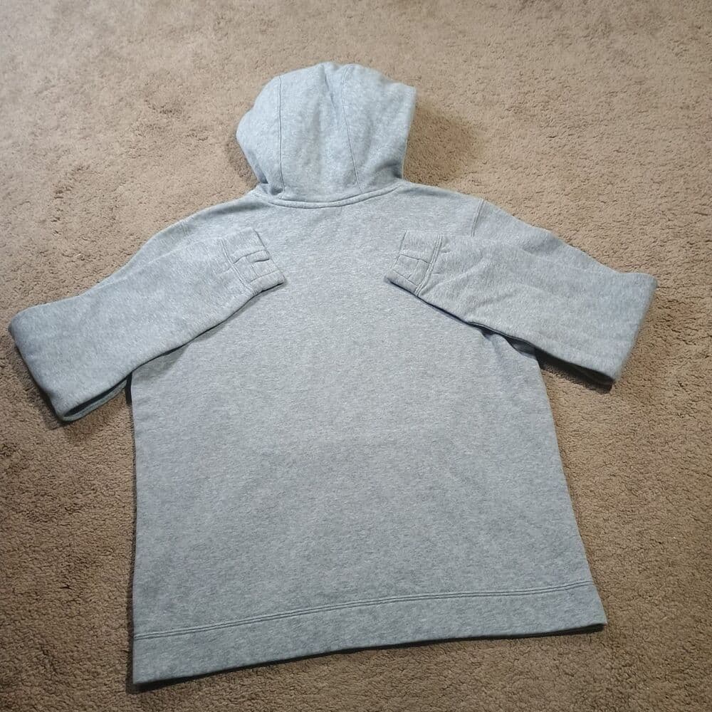 Nike Sportswear Club Large Logo Hoodie Gray Children's Medium Check Measurments - Thumbnail 2