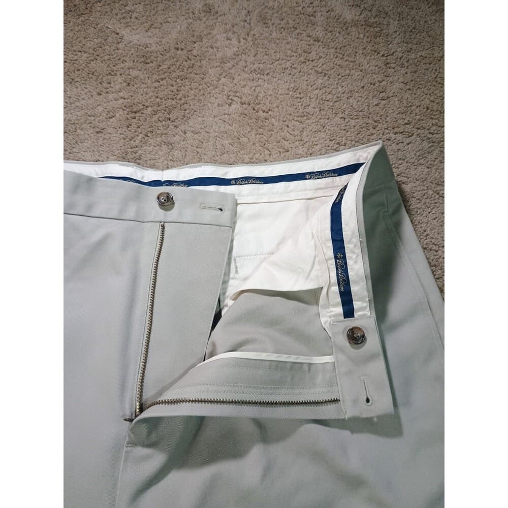 Brooks Brothers Chinos 38 X 32 Hudson Advantage Business or Casual Pants - Thumbnail 4