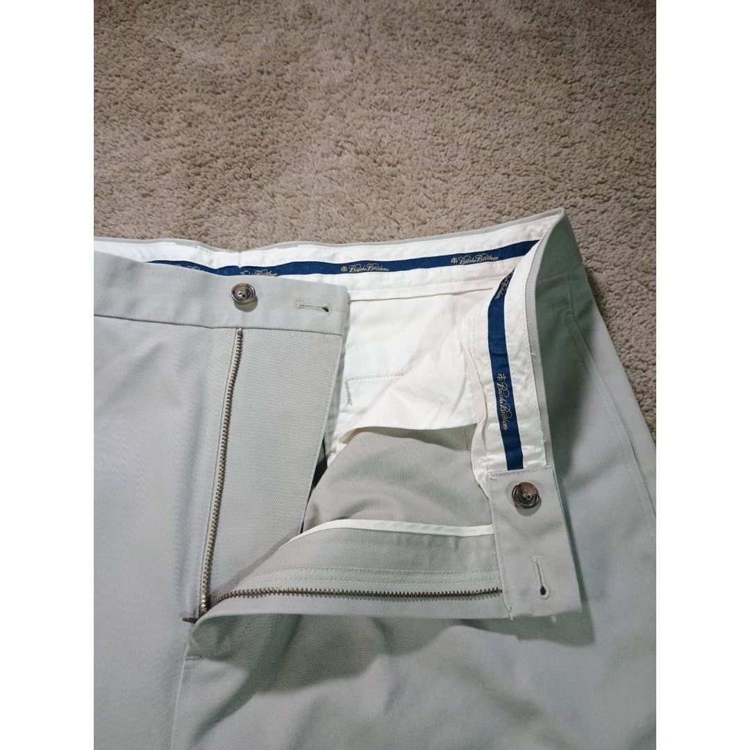 Brooks Brothers Pants 38 X 32 Hudson Advantage Business or Casual Chinos - Thumbnail 5