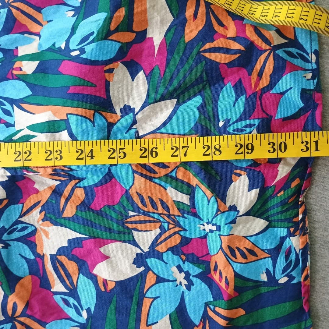 Tommy Bahama Tortola Fuego Bay Camp Shirt Mens XL Tropical Tencel Blend - Thumbnail 10