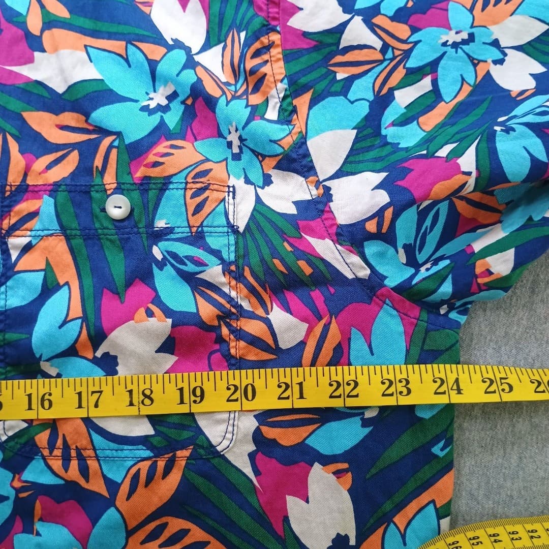 Tommy Bahama Tortola Fuego Bay Camp Shirt Mens XL Tropical Tencel Blend - Thumbnail 8