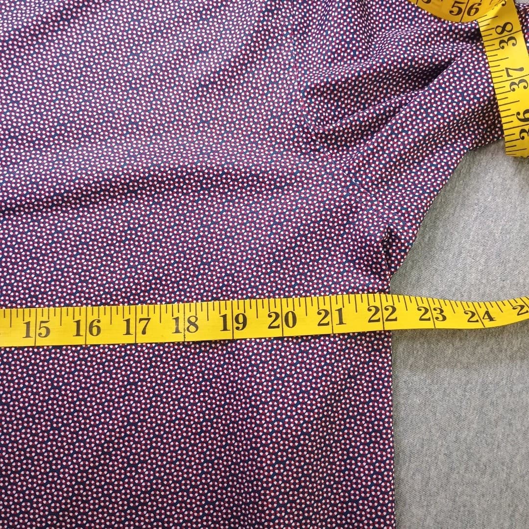 Peter Millar Solid Stretch Jersey Golf Polo Mens M Performance Geometric - Thumbnail 6