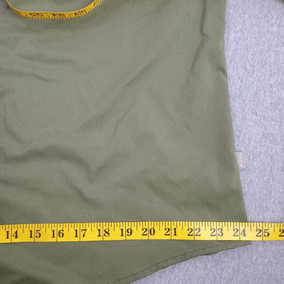 Kuhl Stealth Snap Shirt Mens XL Green Short Sleeve Ultra-Lightweight UPF 30 - Thumbnail 11