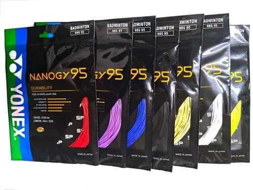 New Yonex BG95 NANOGY 95 NBG95 Badminton Racquet String 0.69mm 10m 33F BG95 - Thumbnail 2