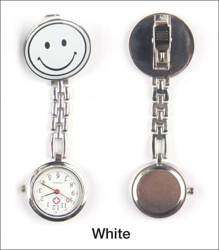 Happy face Colorful Fob Brooch Quartz kids Watch E17 - Thumbnail 3