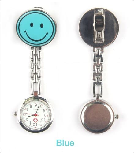 Happy face Colorful Fob Brooch Quartz kids Watch E17 - Thumbnail 5