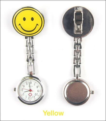 Happy face Colorful Fob Brooch Quartz kids Watch E17 - Thumbnail 6