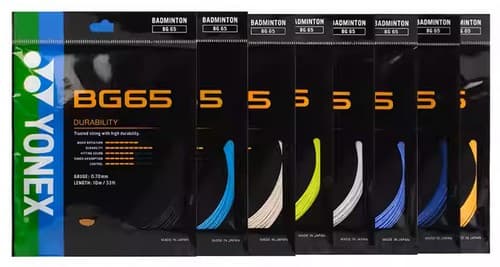 Yonex BG65 Badminton Durability Racquet String Various Color 0.70mm 10m 33F BG65 - Thumbnail 3