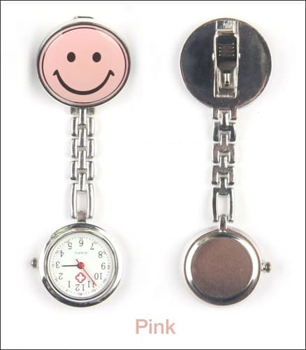Happy face Fob Brooch Quartz Watch E17 - Thumbnail 4