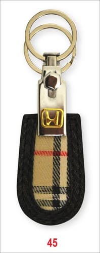 KEYCHAIN LEATHER Car Key Home Key chain EA42 - Thumbnail 5