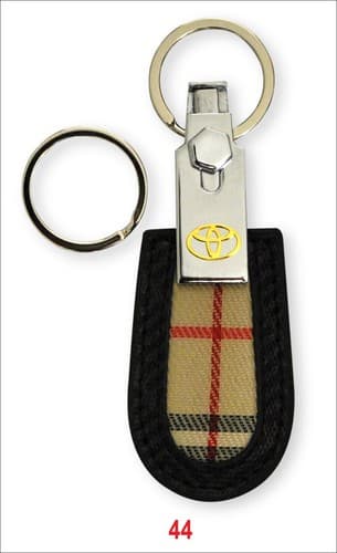 KEYCHAIN LEATHER Car Key Home Key chain EA42 - Thumbnail 4