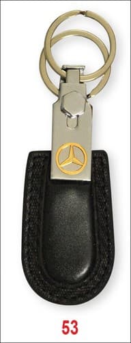 KEYCHAIN LEATHER Car Key Home Key chain EA46 - Thumbnail 8