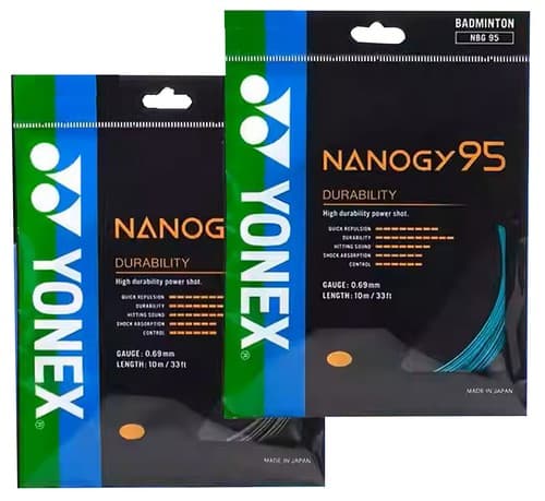 Yonex NANOGY 95 Badminton Racquet Durability String 0.69mm 10m NBG95 BG95 - Thumbnail 3