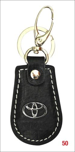 KEYCHAIN GENUINE gift LEATHER Car Key Home Key chain CA49 - Thumbnail 3