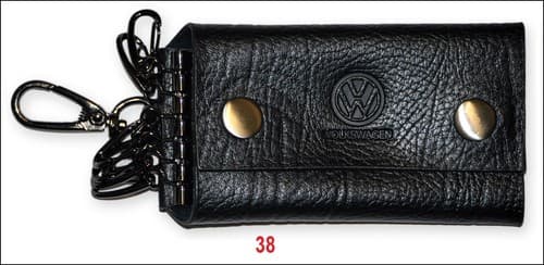 KEYCHAIN LEATHER Car Key chain toys Holder Wallet CA37 - Thumbnail 3
