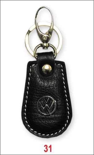 KEYCHAIN GENUINE ring gift LEATHER Car Key Home Key chain CA28 - Thumbnail 5