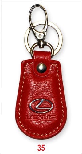 KEYCHAIN GENUINE ring gift LEATHER Car Key Home Key chain CA28 - Thumbnail 10