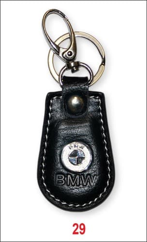 KEYCHAIN GENUINE ring gift LEATHER Car Key Home Key chain CA28 - Thumbnail 3