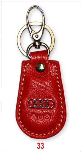 KEYCHAIN GENUINE ring gift LEATHER Car Key Home Key chain CA28 - Thumbnail 9