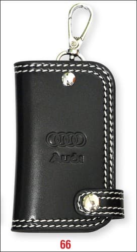 KEYCHAIN GENUINE ring gift LEATHER Car Key Home Key chain Holder Wallet CA65 - Thumbnail 2