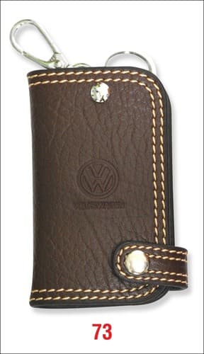 KEYCHAIN GENUINE ring gift LEATHER Car Key Home Key chain Holder Wallet CA65 - Thumbnail 11