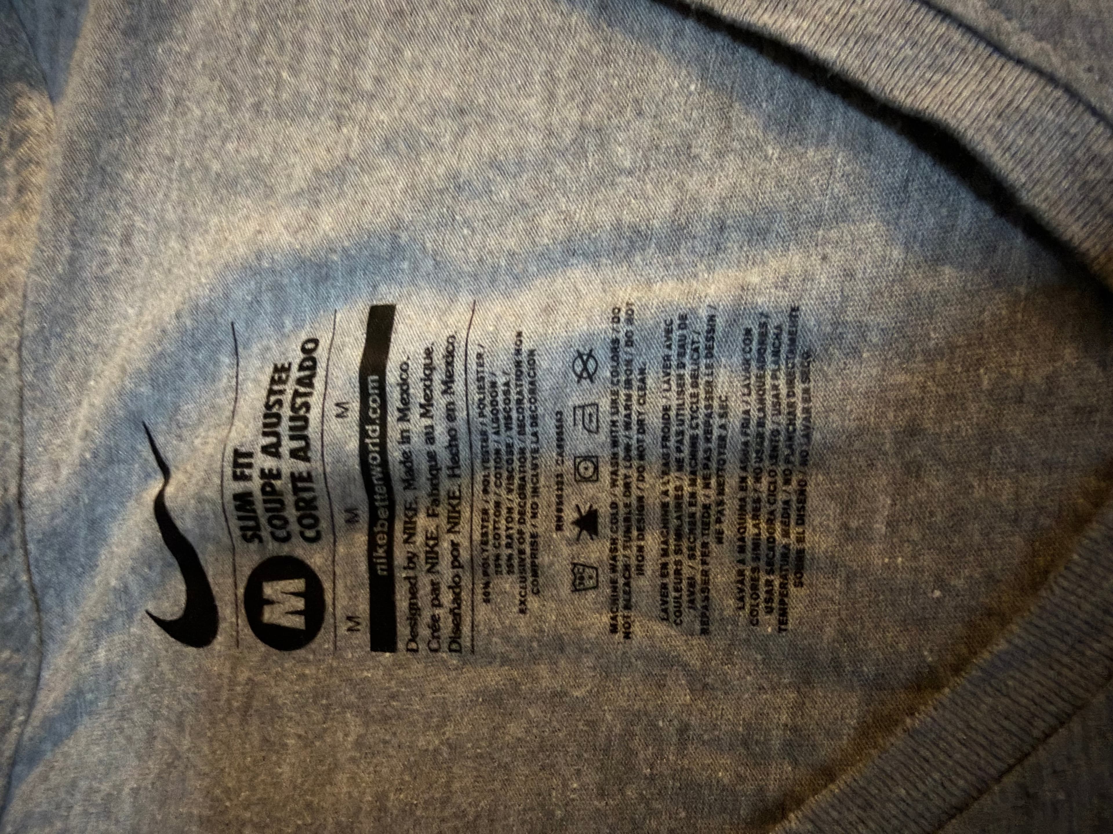 Nike Seahawks Women's Gray V-Neck T-Shirt Size M - Thumbnail 4