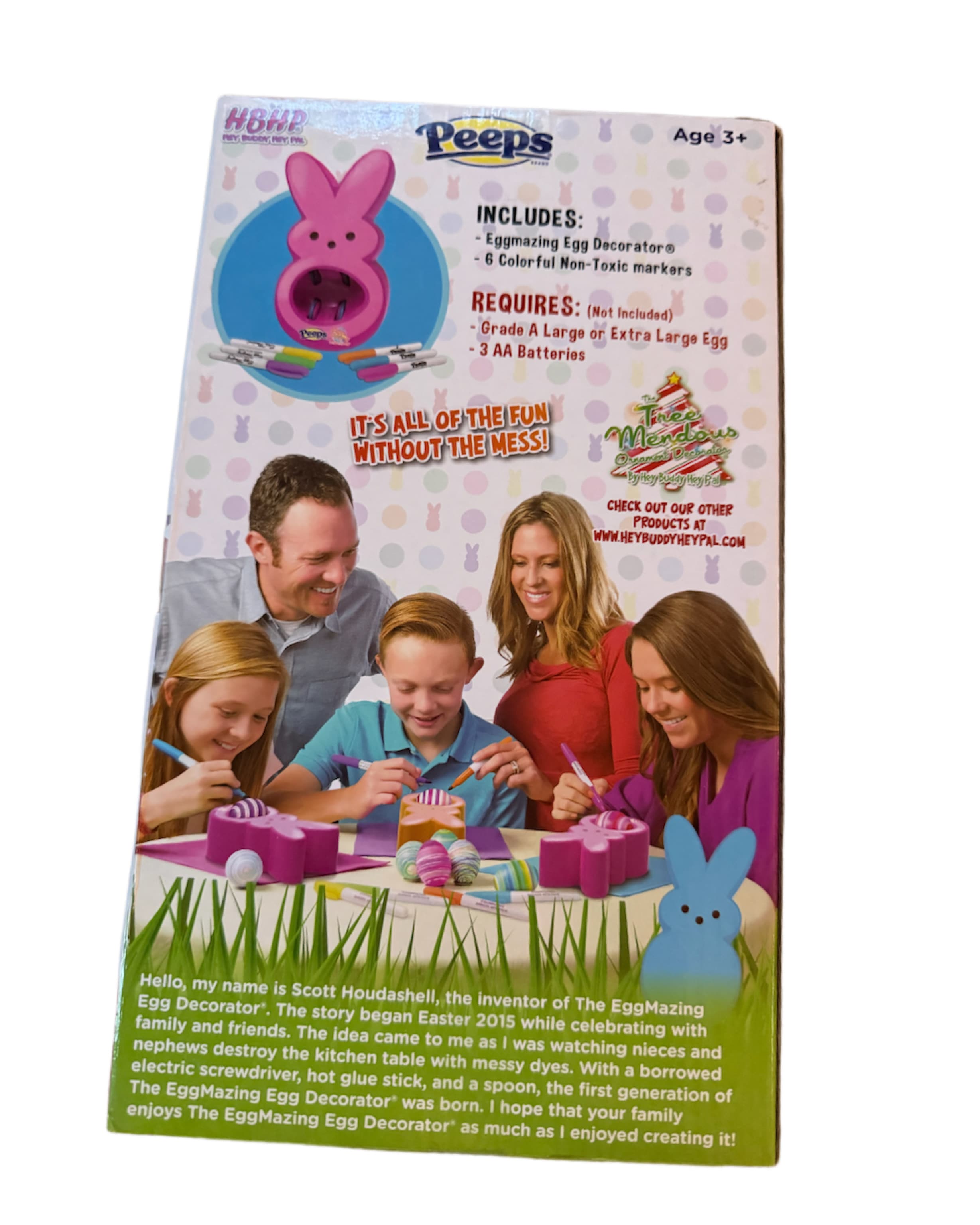 new Peeps Bunny Eggmazing Egg Decorator with Markers - Thumbnail 2