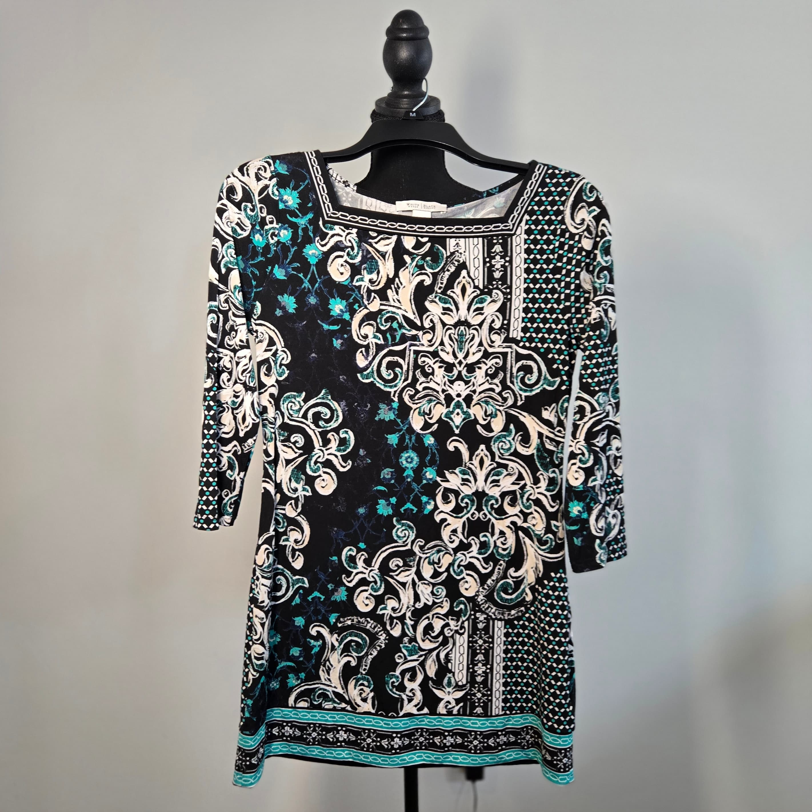 White House Black Market Geometric Blouse XS - Thumbnail 9