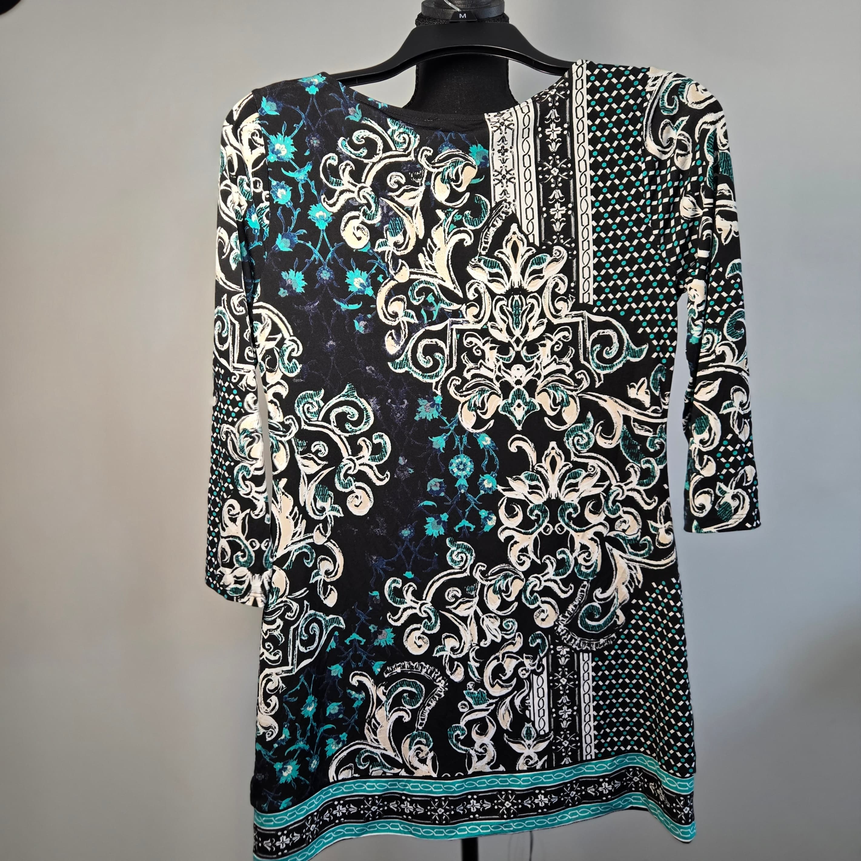 White House Black Market Geometric Blouse XS - Thumbnail 5